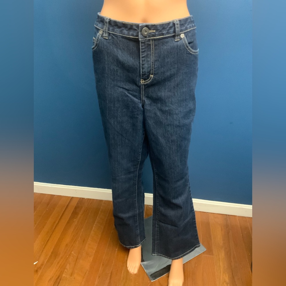 Calvin Klein Collection Dark Blue Flare Jeans